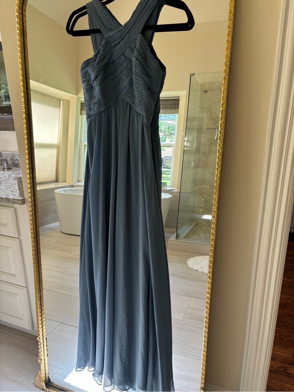 Dusty Blue Bridesmaid Dress